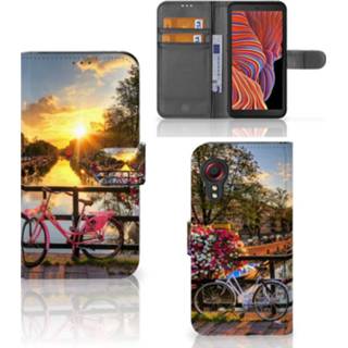 👉 Flipcover Samsung Galaxy Xcover 5 Flip Cover Amsterdamse Grachten 8720215172560