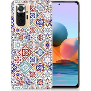 👉 Siliconen hoesje Xiaomi Redmi Note 10 Pro TPU Tiles Color 8720215229240