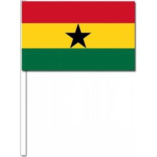 👉 Zwaai vlag polyester active zwaaivlag van Ghana