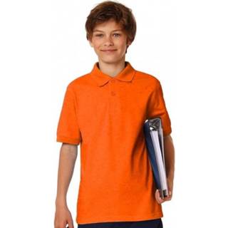 Oranje poloshirts voor jongens - Holland feest kleding voor kinderen - Supporters/fan artikelen