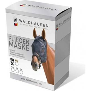👉 Waldhausen Vliegenmasker - Cob - Zwart