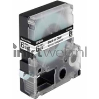 👉 Zwart transparant Epson LC-2TBN9 op breedte 6 mm 8715946498843