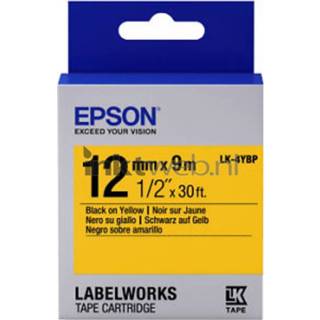 👉 Zwart geel Epson LK-2YBP op breedte 6 mm 8715946611099