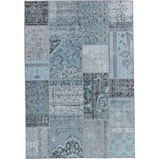 👉 Vloerkleed blauw Brinker Carpets Patchwork Festival Bukan Light Blue 160x230 cm 8719758792700