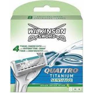 👉 Mes titanium Wilkinson Quattro Sensitive Mesjes 8 stuks 4027800509904