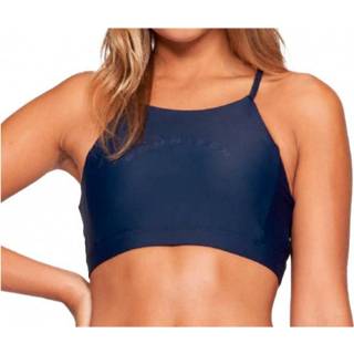 👉 Bikinitop XL vrouwen beige blauw oranje Röhnisch - Women's Montauk Halterneck Top maat XL, beige/oranje/blauw 7314840132870