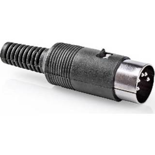 Zwart active 5-pin DIN Connector (m) - 7439622428481