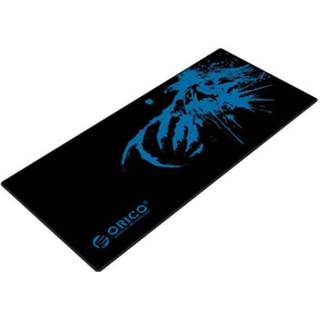 👉 Muismat zwart blauw antislip XXL active Orico Gaming - 90 x 40 centimeter Met Zwart-Blauw 6954301169178