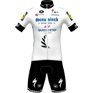 👉 Fietsshirt active DECEUNINCK QUICK-STEP Neuseeländischer Meister 2021 Set (fietsshirt + fietsbroek 4260627180318
