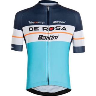 👉 TEAM DE-ROSA SANTINI 2020 fietsshirt met korte mouwen, voor heren, Maat S, Fiets