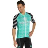👉 BIANCHI MILANO Shirt met korte mouwen Flumini fietsshirt met korte mouwen, voor