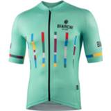 👉 Shirt l active BIANCHI MILANO met korte mouwen Fanaco fietsshirt mouwen, voor h 8056516921027
