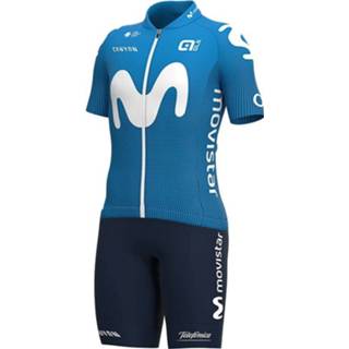👉 Fietsshirt active kinderen MOVISTAR TEAM 2021 Kinderset (fietsshirt + fietsbroek) 4260663992524