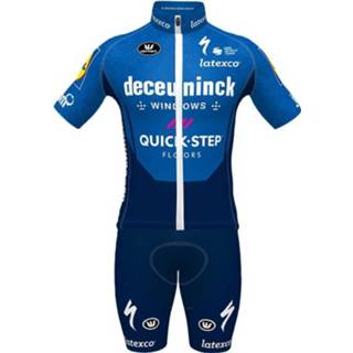 👉 Fietsshirt active kinderen DECEUNINCK QUICK-STEP Aero 2021 Kinderset (fietsshirt + fietsbroek) 4260627180257