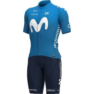 👉 MOVISTAR TEAM PRR 2021 Set (fietsshirt + fietsbroek), voor heren, Fietskleding