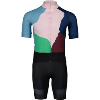 👉 Fietsshirt active POC Essential Road Print Set (fietsshirt + fietsbroek) (2 artikelen), voor h 4260627180738