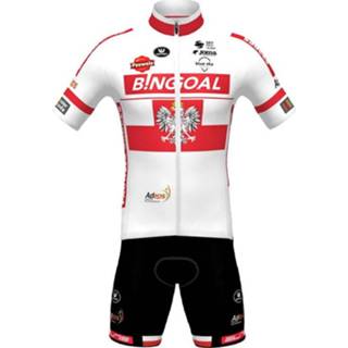 👉 Fietsshirt active BINGOAL-WALLONIE BRUXELLES Poolse kampioen 2021 (fietsshirt + fietsbroek) Set (2 4260627180578