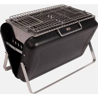 👉 Houtskool zwart staal zilver unisex Bo-Camp Industrial Barbecue Irving BBQ Zwart/Zilver 8712013083803