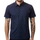 👉 Short sleeve mannen XXL olijfgroen bruin Tentree - Cotton Button Up Overhemd maat XXL, bruin/olijfgroen 661814279817
