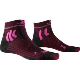 👉 Hard loop sokken vrouwen zwart purper X-Socks - Women's Trail Run Energy Hardloopsokken maat 37/38, purper/zwart 7613418009577