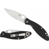 👉 Zwart Spyderco - Astute Mes