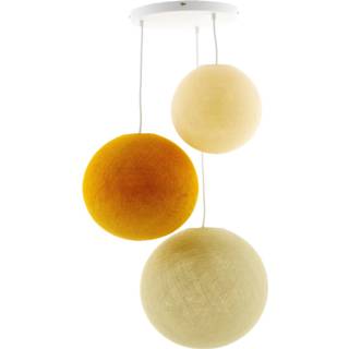 👉 Hanglamp geel Drievoudige 3 punt - Creamy Mustard 8852310615649