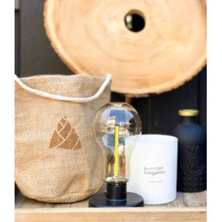 Tafellamp wit Jute 8852310619173