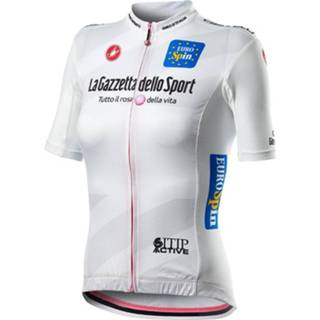 👉 GIRO D'ITALIA Damesshirt Maglia Bianca 2020 damesfietsshirt, Maat L