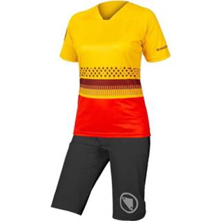 👉 Fietsshirt active vrouwen ENDURA Singletrack Print LTD Dames set (fietsshirt + fietsbroek) (2 ar 4260697427412