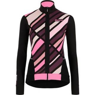 👉 SANTINI Damesshirt met lange mouwen Coral Raggio damesfietsshirt met lange mouwe