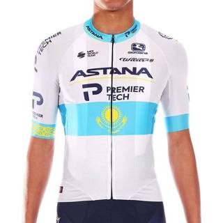 👉 Fietsshirt l active ASTANA - PREMIER TECH met korte mouwen FRC Kazachse kampioen 2021, vo