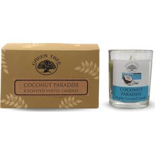 👉 Geurkaars Green Tree votives coco paradise 55 gram