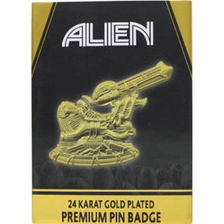 👉 Goud XL Fanattik 24k Gold Plated Alien Pin 5060662465222