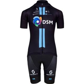 👉 Fietsshirt active kinderen TEAM DSM 2021 Kinderset (fietsshirt + fietsbroek) 4260697429966