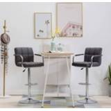👉 Barstoel grijs stof active Barstoelen 2 st donkergrijs 8719883596389