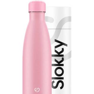 👉 Thermosfles pastel roze active Slokky & Drinkfles - 500ml 7421956881827