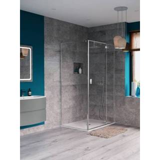 👉 Douchedeur chroom glas Crosswater Svelte 120x200 SHDSC1200