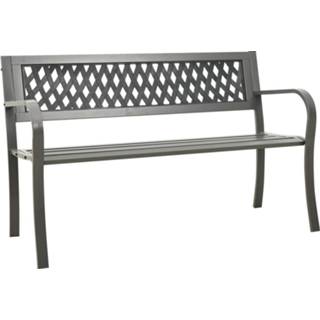 👉 Tuinbank grijs staal active 125 cm 8720286107034