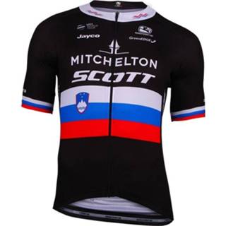 👉 Fiets shirt s active Fietsshirt|Fietskleding mannen MITCHELTON-SCOTT Sloveense kampioen 2018 fietsshirt, voor heren, Maat S, Fietssh