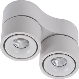👉 Opbouwspot wit aluminium Ole 2 8714732767903