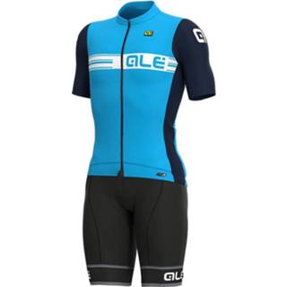 👉 ALÉ Logo Summer Set (fietsshirt + fietsbroek) set (2 artikelen), voor heren