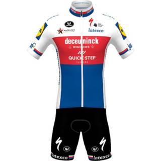 👉 Fietsshirt active DECEUNINCK QUICK-STEP Czech kampioen 2021 Set (fietsshirt + fietsbroek), voor he 4260627180356