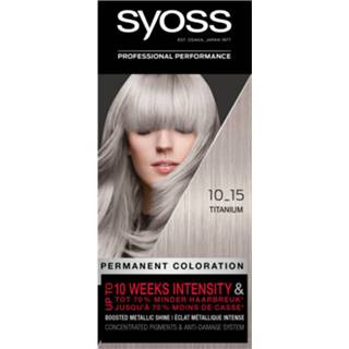 👉 Haarkleuring titanium active Syoss 10-15 Blonde Haarverf 5410091753153