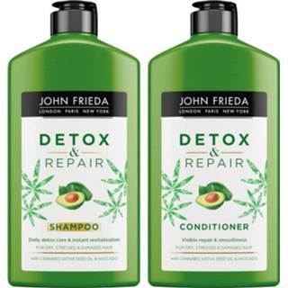 👉 Shampoo active John Frieda Detox&Repair + Conditioner Pakket 7434939763744