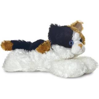 👉 Knuffel wit pluche junior bruin Aurora Mini Flopsie Esmeralda kat 20,5 cm 5034566127494