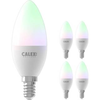 👉 Kaars Voordeelpak 5x Calex Smart LED Lamp E14 5W 470lm 2200-4000K RGB + CCT | Tuya Wi-Fi 8719157029469