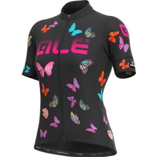 👉 ALÉ Damesshirt Butterly damesfietsshirt, Maat M, Wielershirt, Fietskleding