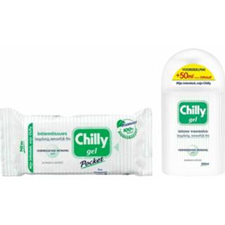 👉 Wasemulsie active Chilly Intiem Verzorging - en Intieme Hygiëne Doekjes Gel&Fresh Pakket 7434948544563