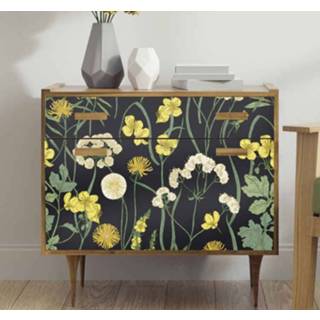 👉 Nederlands Stickers voor op meubels Bloemenpatroon