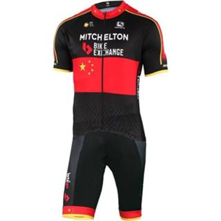 👉 MITCHELTON - SCOTT Chinees kampioen 2019 Set (fietsshirt + fietsbroek), voor her